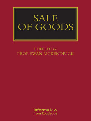 cover image of Sale of Goods